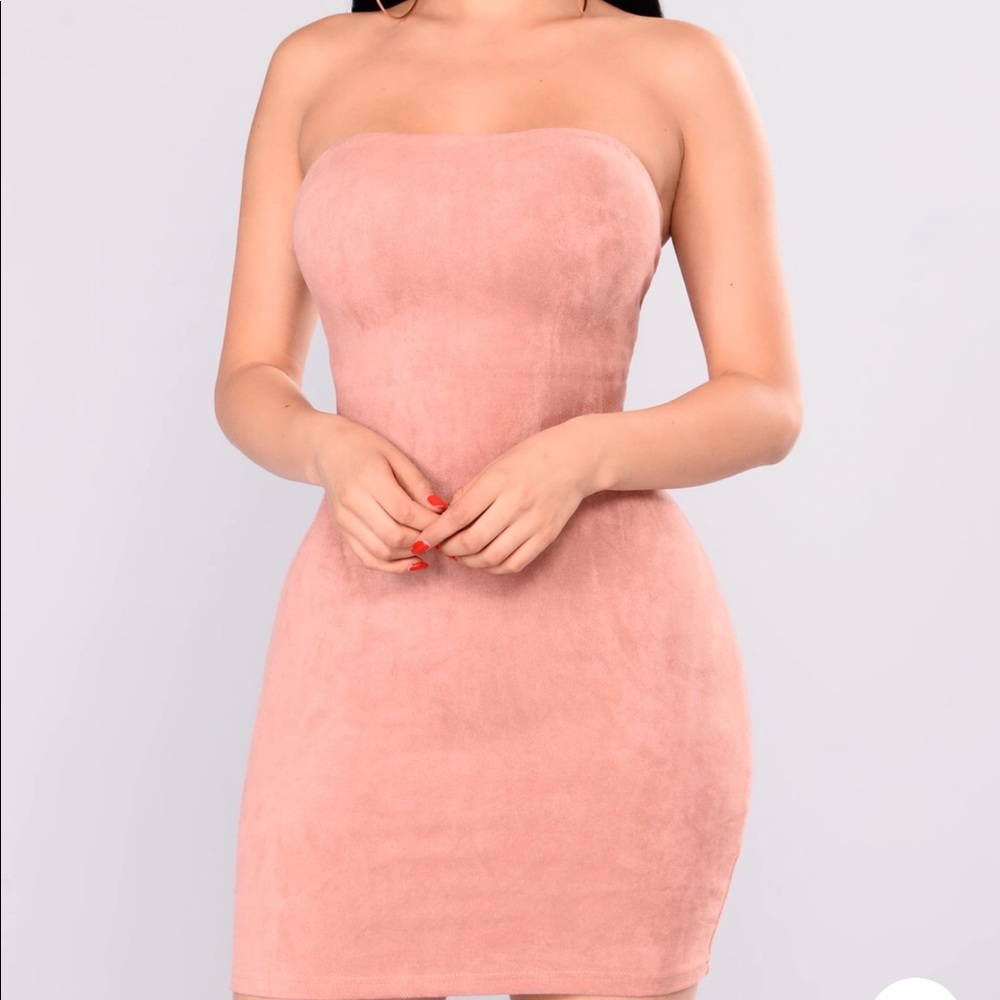 Fashion nova suede dress